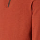 Casa Moda zip pullover troyer plain picante