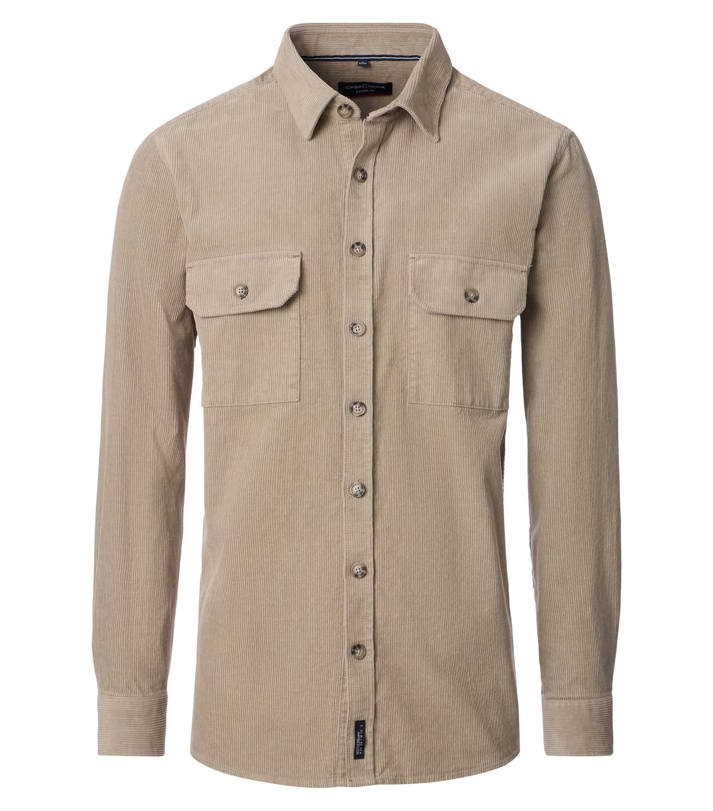 Casa Moda Hemdjacke Casual Fit beige