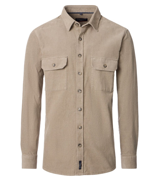 Casa Moda Hemdjacke Casual Fit beige