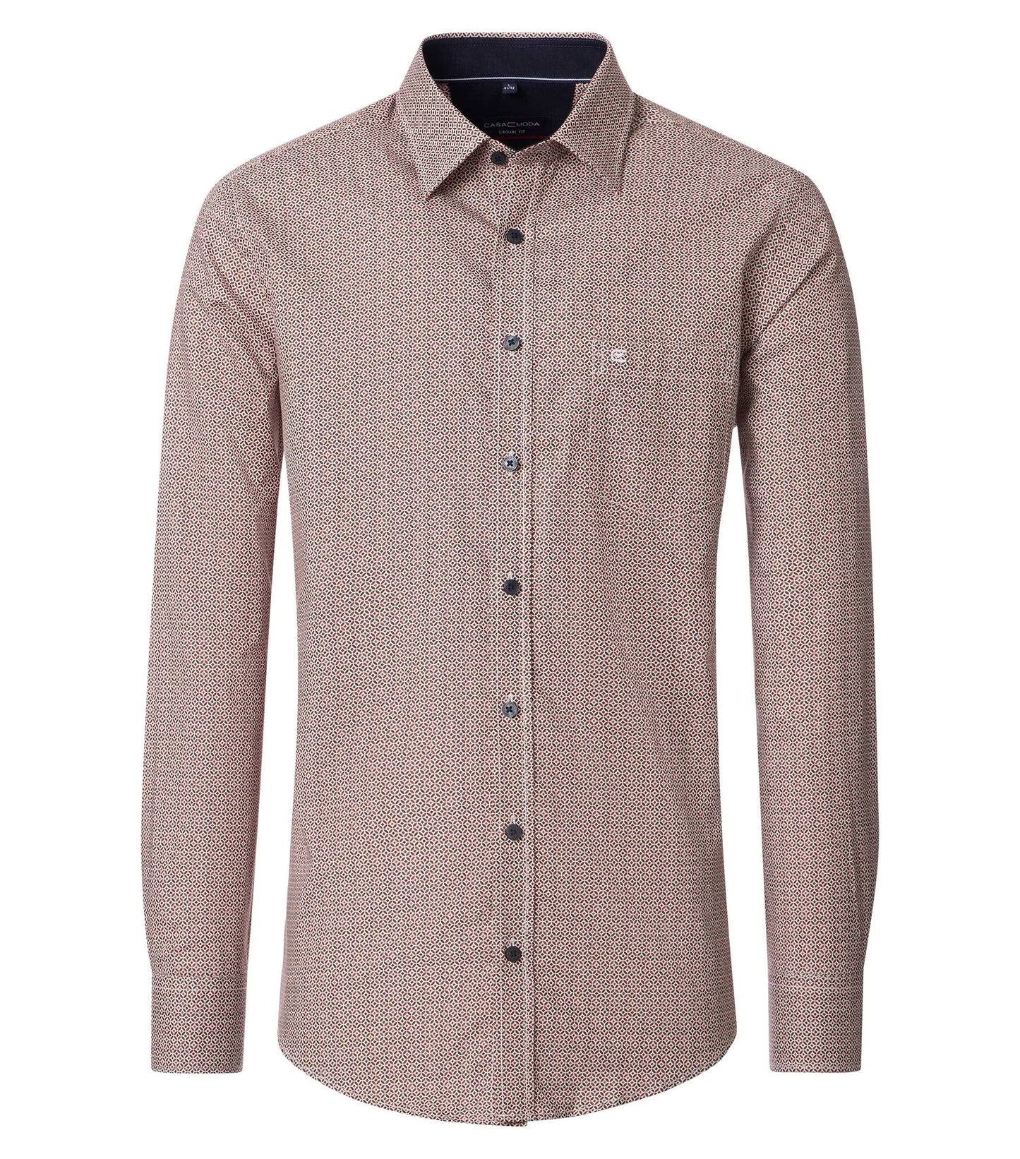 Casa Moda overhemd rood print