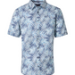 Casa Moda overhemd blauw palmbladeren