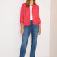 Cecil buttoned melange Cardigan fiery red