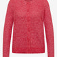 Cecil buttoned melange Cardigan fiery red