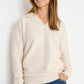 Cecil Cosy Polo Style oat milk beige melange