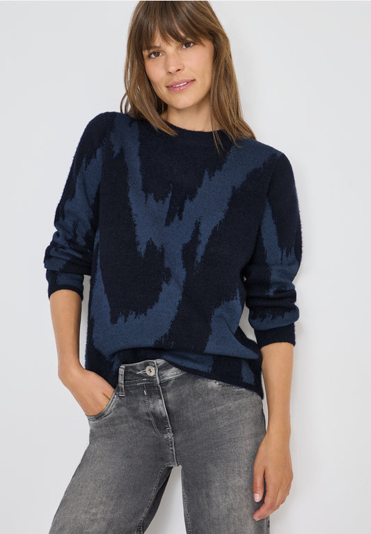 Cecil trui urban dark blue
