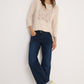 Cecil Clear Mind FP T-Shirt Oat milk beige