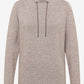 Cecil Rib Funnel Neck chocolate melange