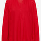 Cecil Solid Blouse fiery red