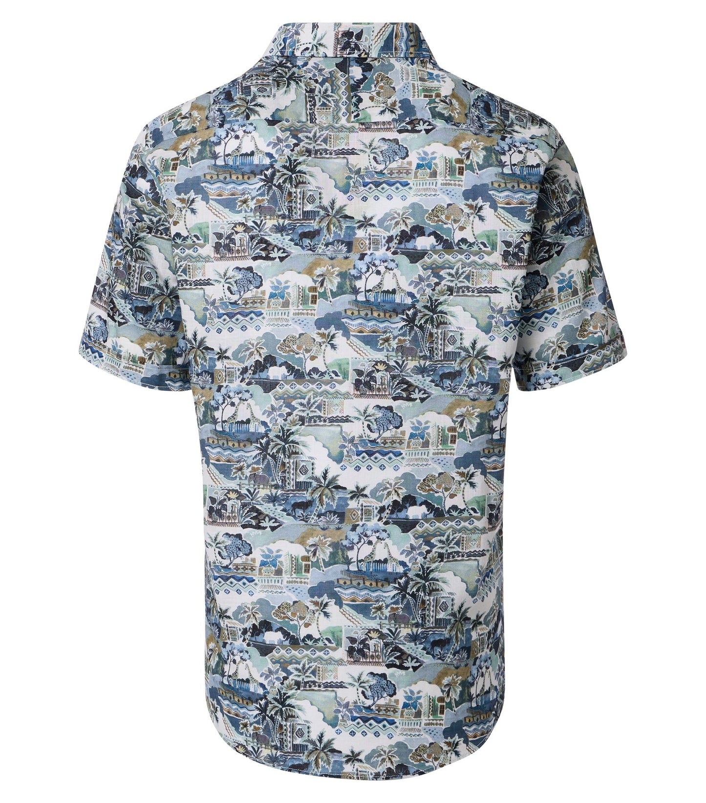 Casamoda Overhemd korte mouw Print