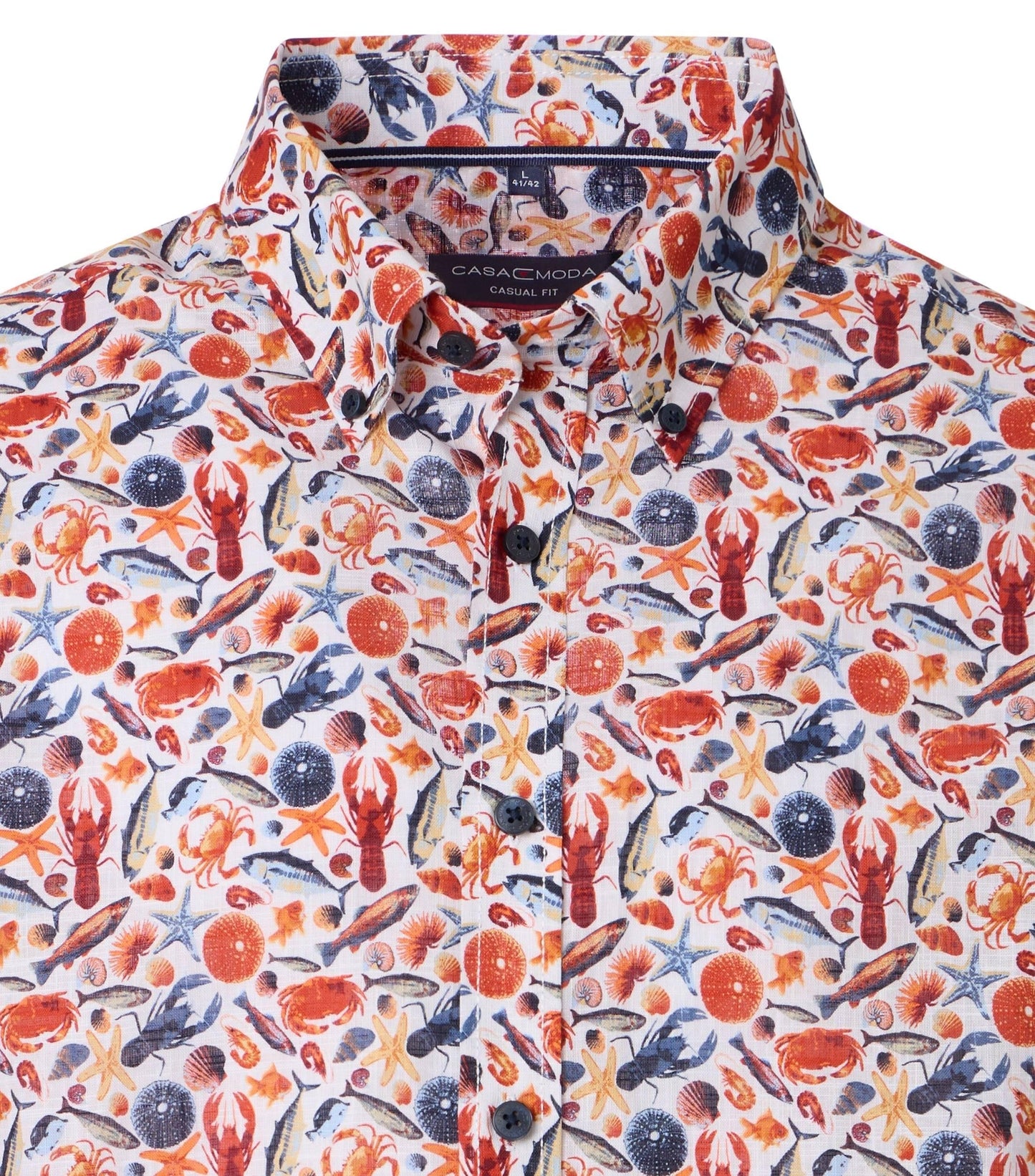 Casamoda Casual shirt korte mouw Print