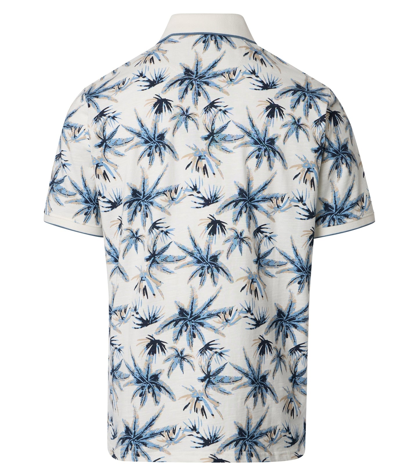 Casamoda Polo Wit Bloemenprint