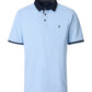 CASAMODA POLO 2-TONE KLEUR LICHTBLAUW