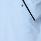 CASAMODA POLO 2-TONE KLEUR LICHTBLAUW