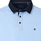 CASAMODA POLO 2-TONE KLEUR LICHTBLAUW