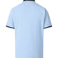 CASAMODA POLO 2-TONE KLEUR LICHTBLAUW