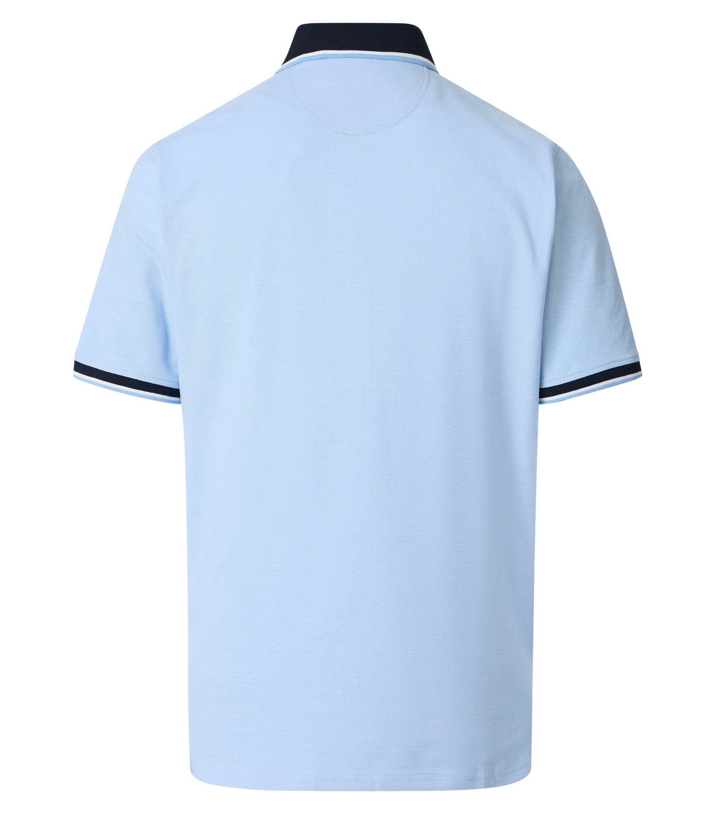 CASAMODA POLO 2-TONE KLEUR LICHTBLAUW