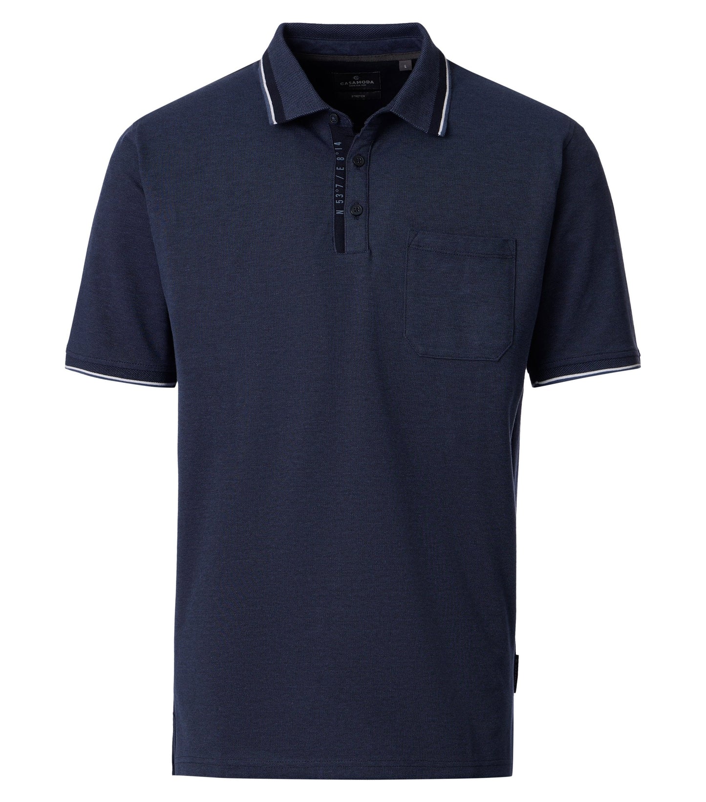 Casamoda Polo Blauw