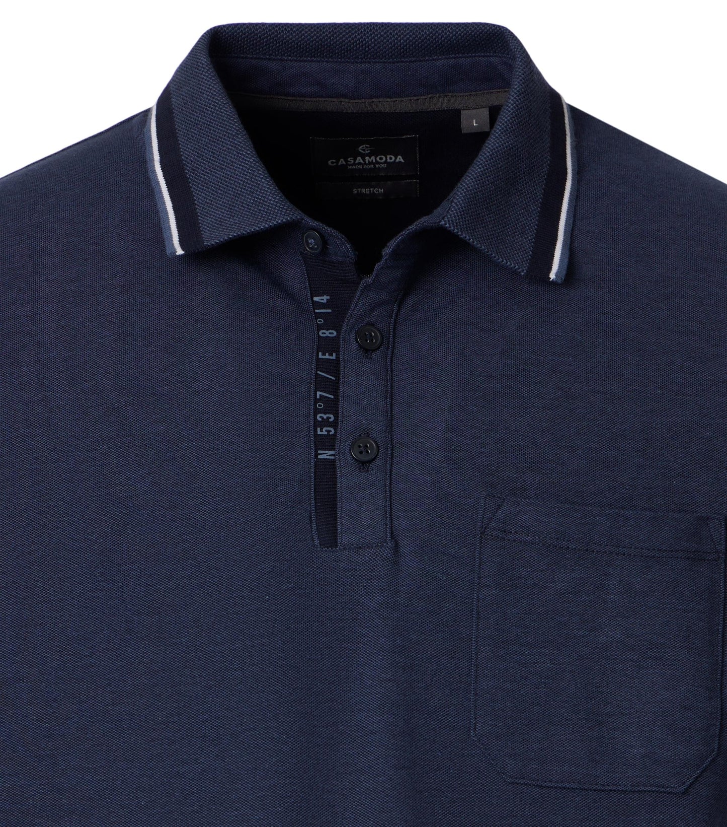 Casamoda Polo Blauw