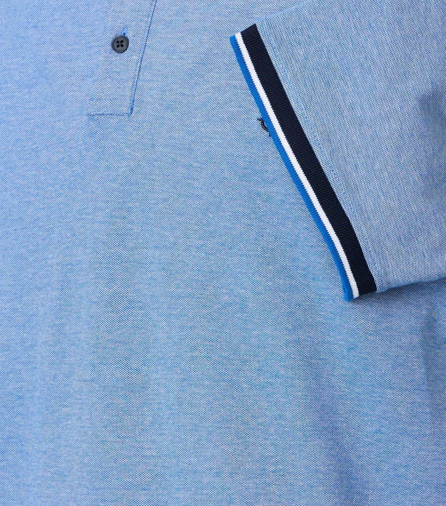 CASAMODA POLO 2-TONE KLEUR BLAUW