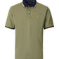 CASAMODA POLO 2-TONE KLEUR GROEN