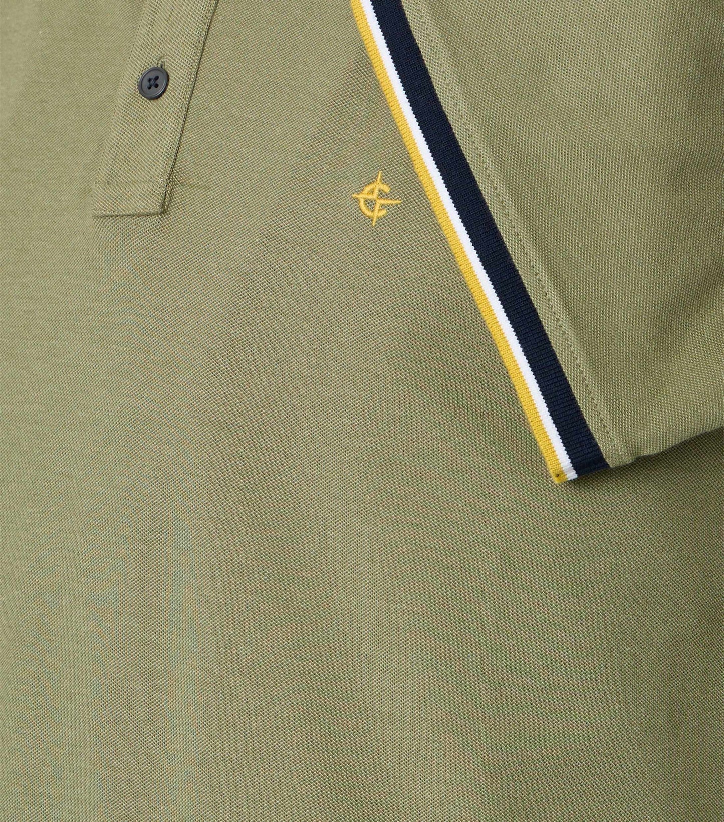 CASAMODA POLO 2-TONE KLEUR GROEN