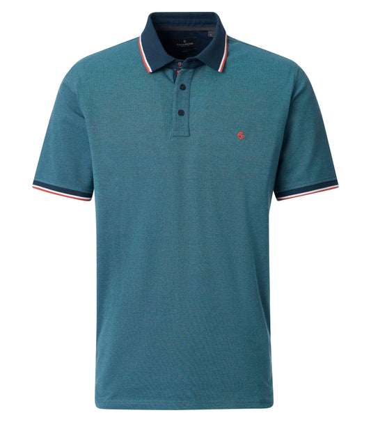 CASAMODA POLO 2-TONE KLEUR BRITTANY BLUE