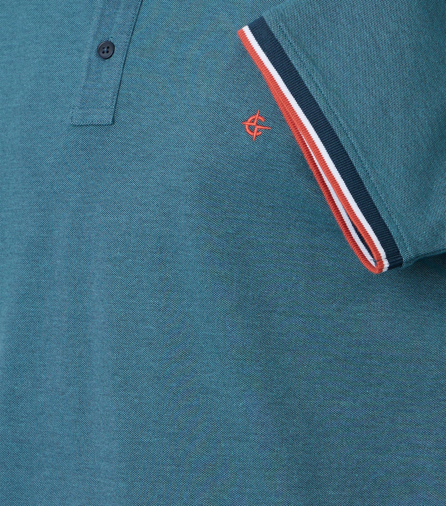 CASAMODA POLO 2-TONE KLEUR BRITTANY BLUE