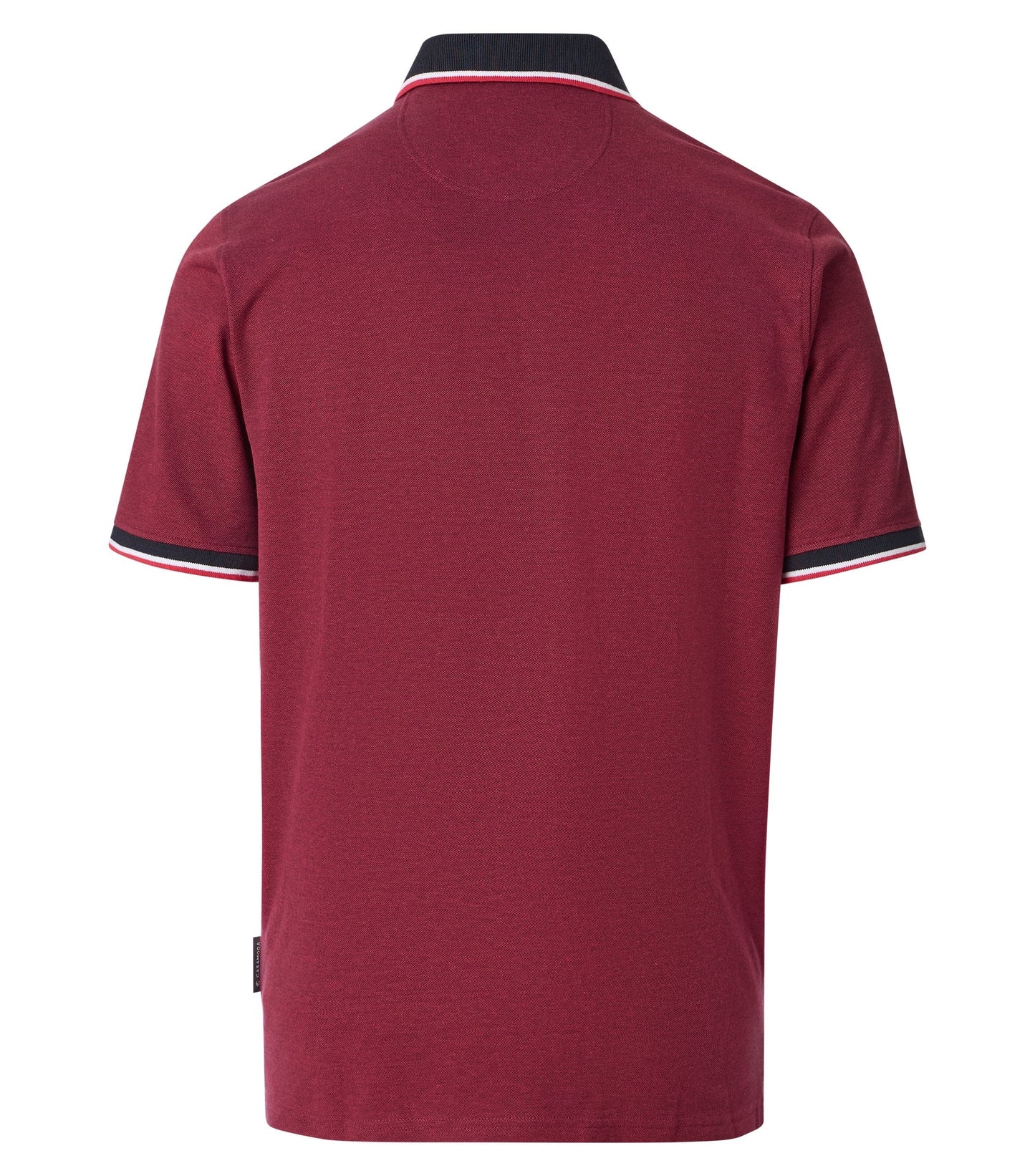 CASAMODA POLO 2-TONE KLEUR CARDINAL