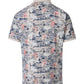 CASAMODA PATTERNED POLO KLEUR PUMICE STONE