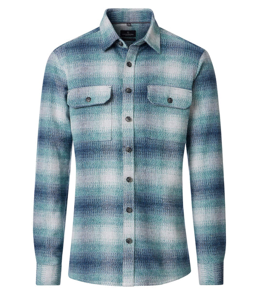 CASA MODA OVERSHIRT KLEUR PETROL