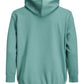 JACK&JONES  JJELOGO SWEAT HOOD 2 COL MINERAL BLUE