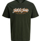 JACK&JONES  JJURBAN TEE SS CREW NECK PLS GROEN