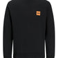 JACK&JONES  JJBRANDY SWEAT CREW NECK PLS ZWART