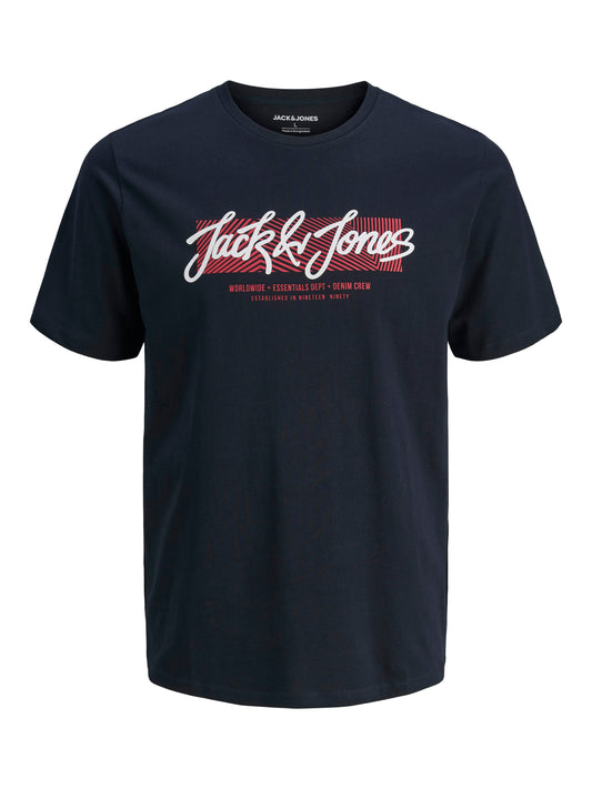 JACK&JONES  JJURBAN TEE SS CREW NECK PLS BLAUW