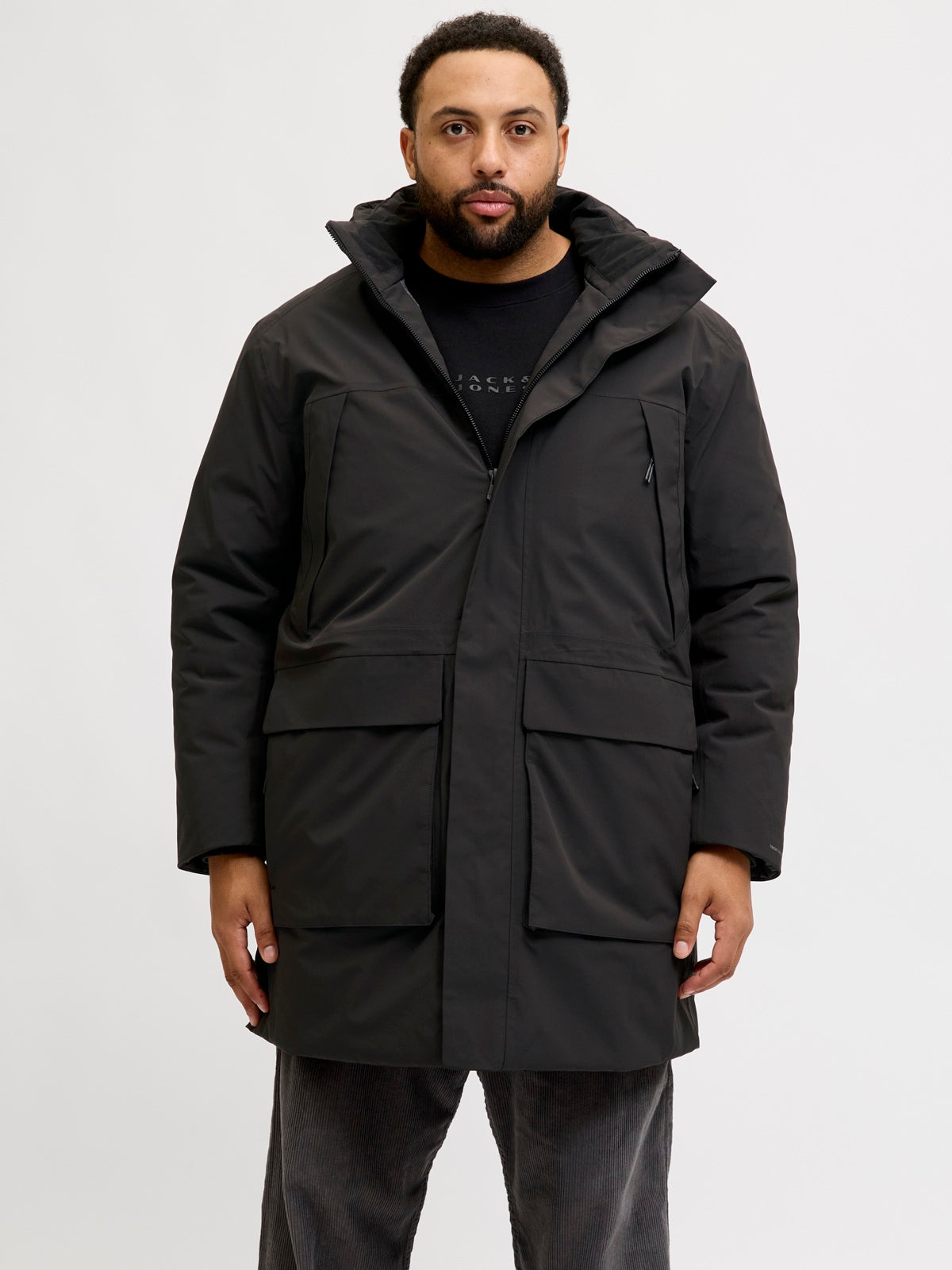 JACK&JONES  JPRCCMOON PARKA PLS ZWART