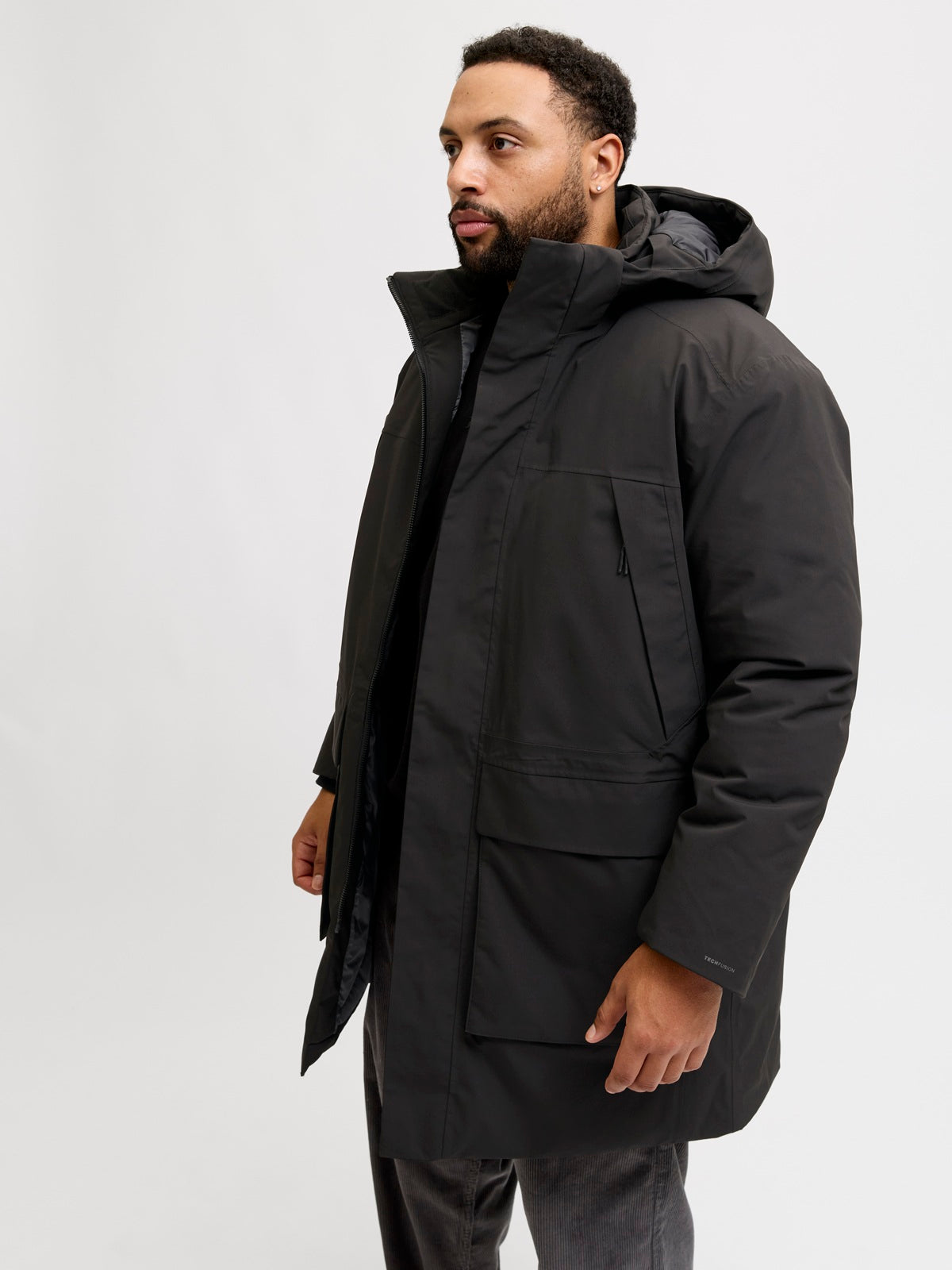 JACK&JONES  JPRCCMOON PARKA PLS ZWART