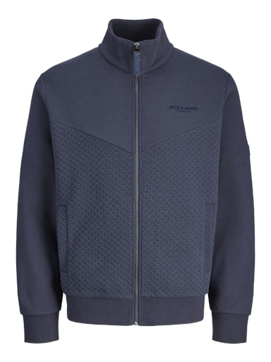 JACK&JONES  JPRBLUFRANKIE SWEAT ZIP HIGH NECK PLS
