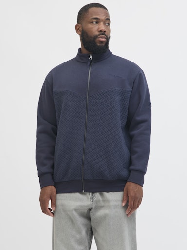 JACK&JONES  JPRBLUFRANKIE SWEAT ZIP HIGH NECK PLS
