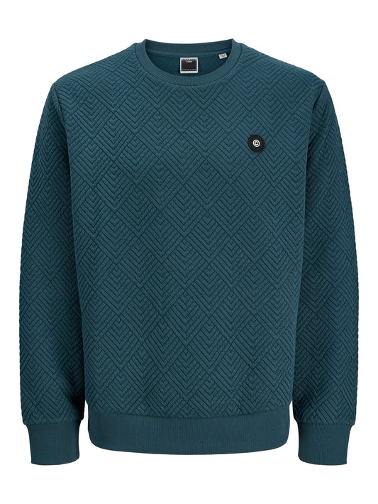 JCOGEO SWEAT CREW NECK SMU PLS BLAUW