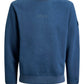 JACK&JONES  JCOPOINT SWEAT BADGE CREW NECK PLS Blauw