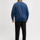 JACK&JONES  JCOPOINT SWEAT BADGE CREW NECK PLS Blauw