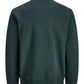 JACK&JONES  JORBLEECKER BRANDING SWEAT HIGH N BF PLS GROEN
