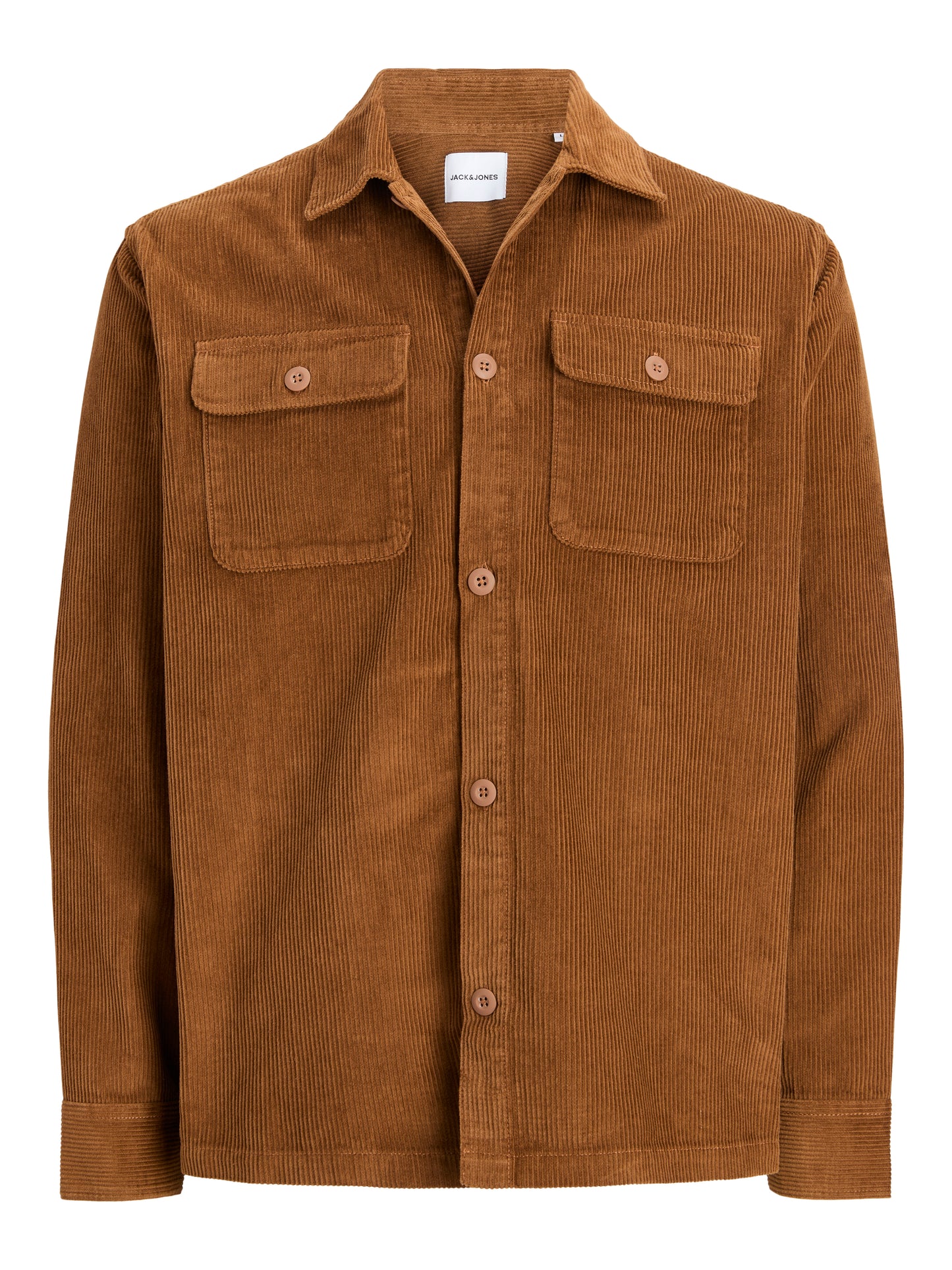 JACK&JONES  JJEREGENT CORD OVERSHIRT LS SN PLS