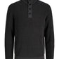JACK&JONES JJELIAS KNIT HIGH NECK PLS ZWART