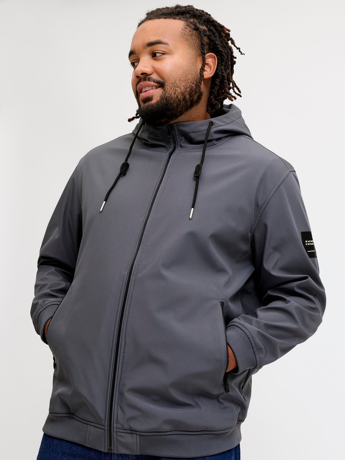 JACK&JONES  JJEBASIC SOFTSHELL HOOD NOOS PLS