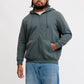 JACK&JONES  JJEBRADLEY SWEAT ZIP HOOD NOOS PLS