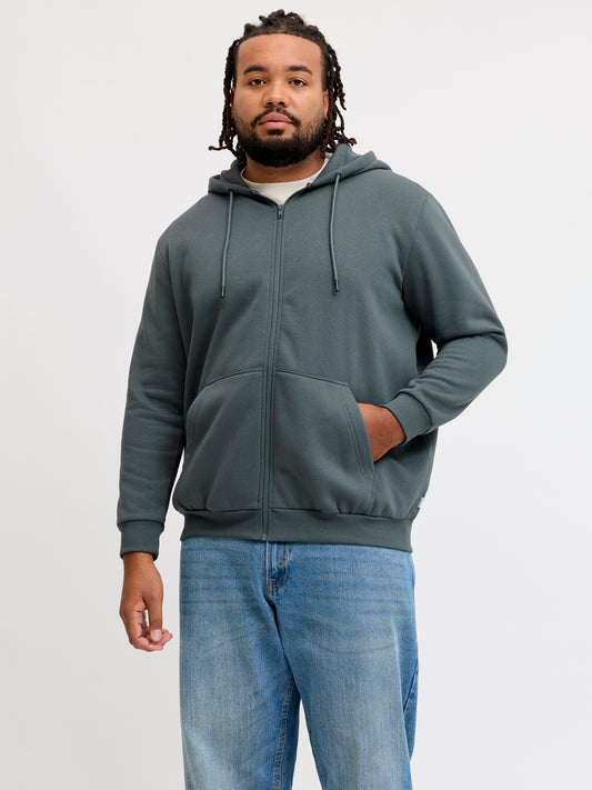 JACK&JONES  JJEBRADLEY SWEAT ZIP HOOD NOOS PLS