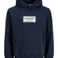 JACK&JONES JORFREDERIKSBERG GRAPHIC BOX SWEAT BLAUW