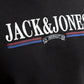 JACK&JONES JORFREDERIKSBERG GRAPHIC BOX SWEAT ZWART