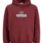 JACK&JONES JORFREDERIKSBERG GRAPHIC BOX SWEAT  ROOD